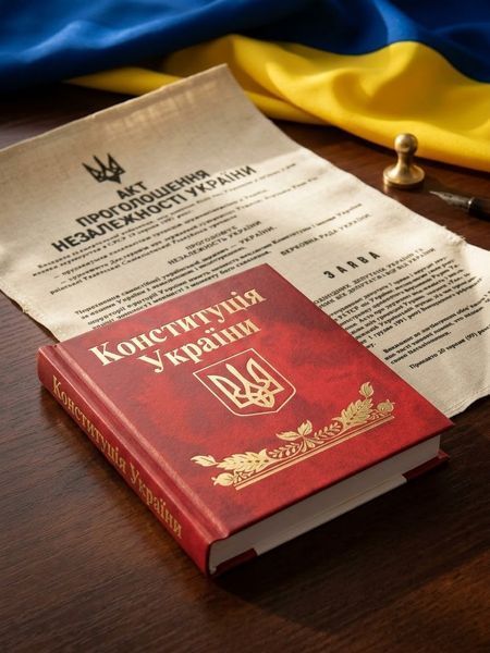 Ексклюзивний набір Державності: Прапор, герб та гімн + конституція 555-02-001 фото
